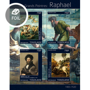 TOGO 2014 SHEET RAPHAEL ART PAINTINGS tg14318a