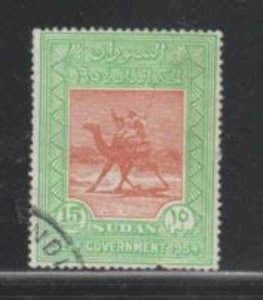 SUDAN #115 1954 5m CAMEL POST F-VF USED
