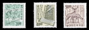 Korea 582-584, $131, 1967 20w-50w, never hinged