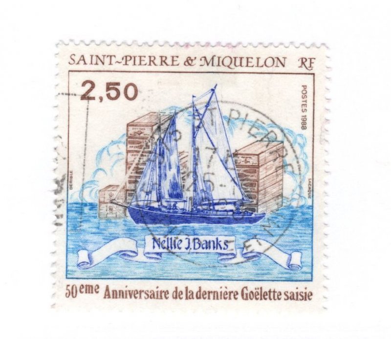 Saint Pierre and Miquelon #511 Used - Stamp - CAT VALUE $1.10