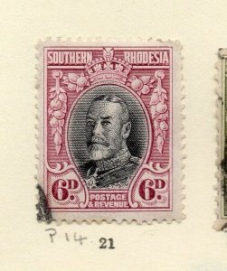 Southern Rhodesia 1930s Early Issue Fine Used 6d. NW-170465