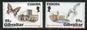 Gibraltar Scott 483-4 MNH**  1986 Europa set