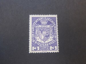 Liechtenstein 1917 Sc 4 MH