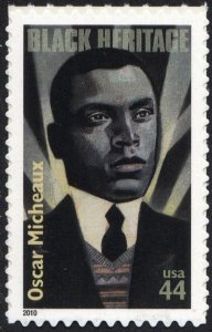 SC#4464 44¢ Oscar Micheaux Single (2010) SA