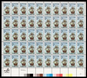 Scott #2093 Roanoke Voyages Sheet of 50 Stamps - MNH LR