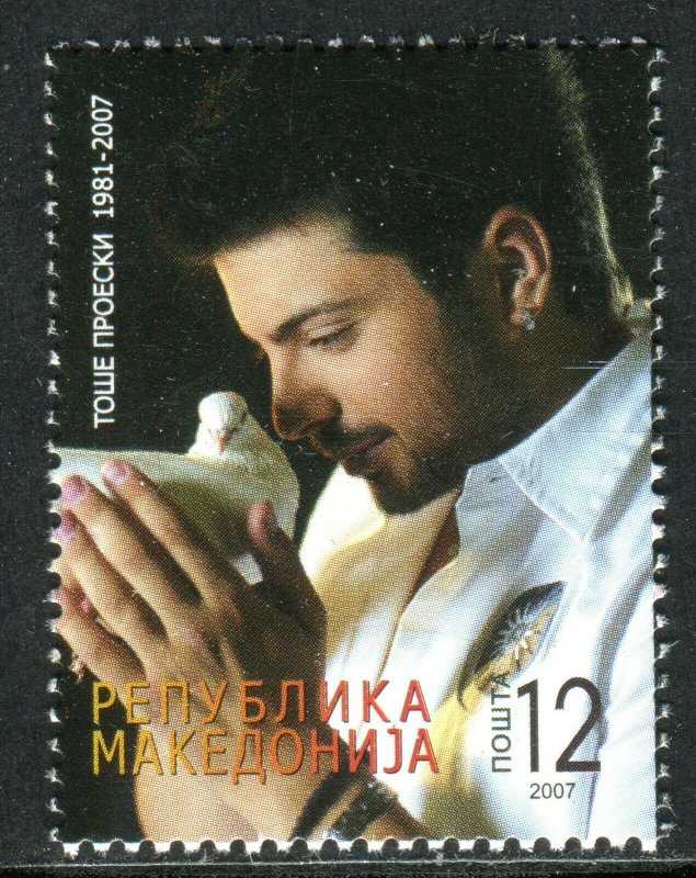 066 - MACEDONIA 2007 - Tose Proeski - Singer - Musics - MNH Set