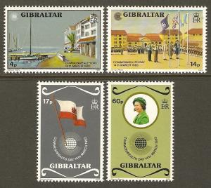 Gibraltar #443-6 NH Commonwealth Day