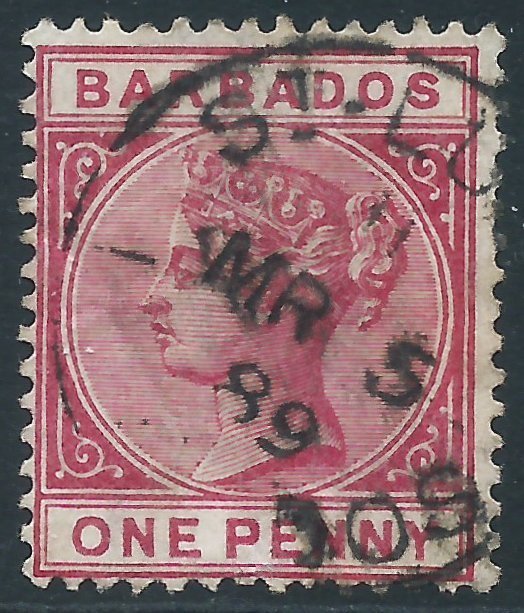 Barbados, Sc #61, 1d Used