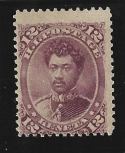 HAWAII Scott #46 Mint 12c 2021 CV $90.00