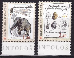 Croatia 1997 Croation Paleontological Finds   VF/NH