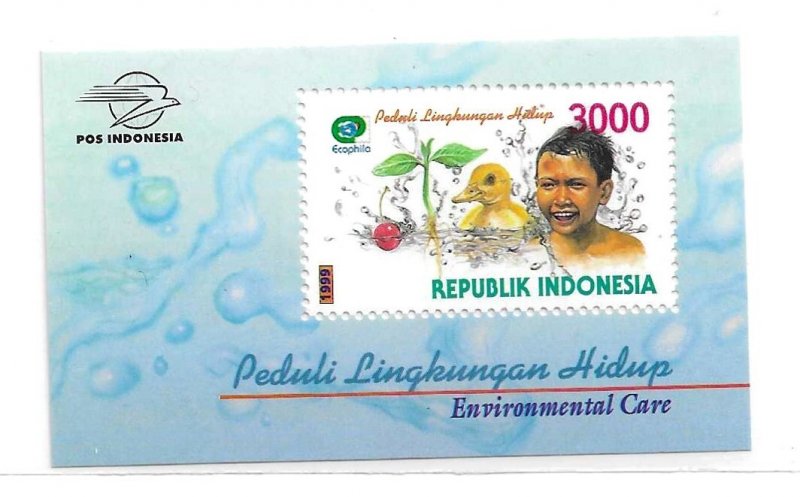 Indonesia 1999 Environmental Care S/S Sc 1855 MNH C13