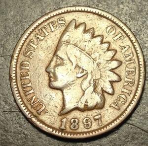 1897 Indian Head Cent  #B34