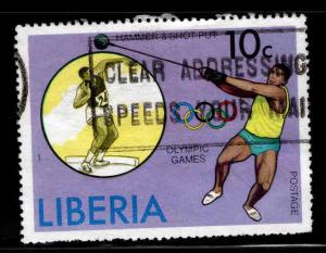 LIBERIA Scott 738 Used stamp