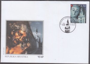 CROATIA Sc # 535 FDC - 300th ANN URSULINE SISTERS in CROATIA