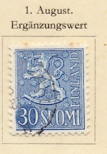 Finland 1955 Early Issue Fine Used 30p. NW-215154