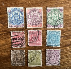 Rhodesia x 9 various