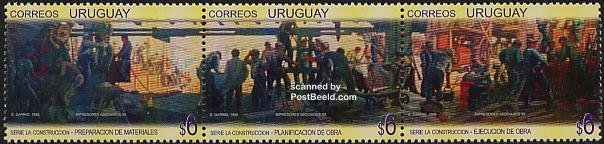 Uruguay 1997, Construction 3v [::], MNH