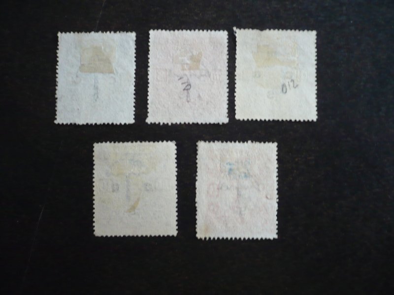 Stamps - India Cochin - Scott# O28-O31 - Used Part Set of 5 Stamps