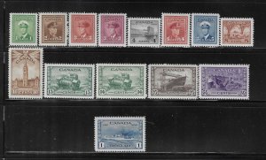 CANADA SCOTT #249-262 1942-43 WAR SET- MINT NEVER HINGED