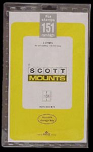 Showgard/Scott/Prinz Pre-Cut Sheets Small Panes Stamp Mounts 139x151 #1020 Clear