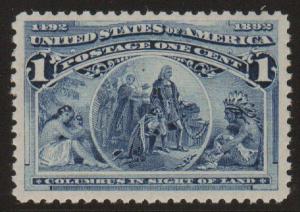 230, Mint OGnh, VF/XF, Beautiful Jumbo! PSE Graded 85J