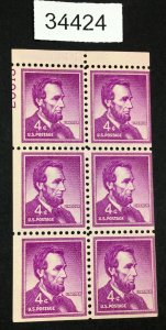 MOMEN: US STAMPS #1036a MINT OG NH PLATE BLOCK LOT #34424