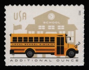 #5740-5741 School Bus, Singles, Mint **ANY 5=FREE SHIPPING**