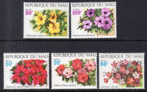 Mali 162-166 Flowers MNH VF