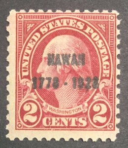 MOMEN: US STAMPS #647 MINT OG NH LOT #39808