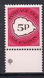 Ascension 1986 QE2 5p Postage Dues SG D3 MNH ( F1010 )