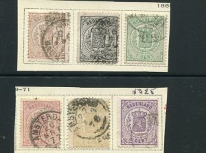 Netherlands #17-22  Used  cat $425