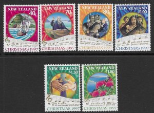 New Zealand 1452-57   1997  set 6  VF Mint NH