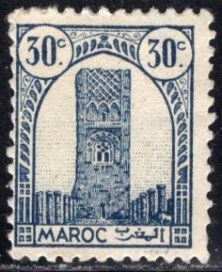 French Morocco 1943: Sc. # 179; Used Single Stamp