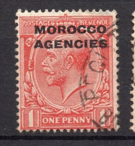 Morocco Agencies GV Early Issue Fine Used 1d. Optd NW-14147