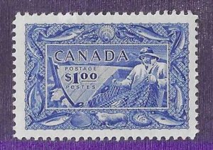 Canada Sc #302  $1 fish  LH VF