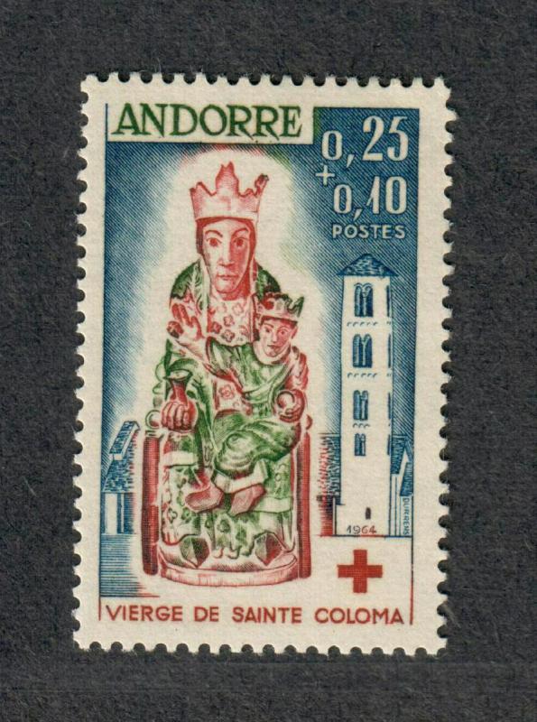 Andorra-French Sc#B1 M/VLH/VF, Cv. $24