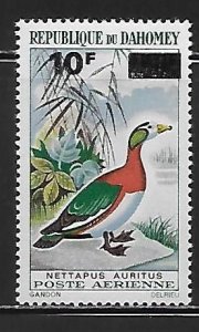 Dahomey C107 Bird Surcharge single MNH