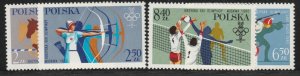 1980 Poland Winter Olympic Games, Lake Placid MNH** Stamps A30P3F40428-