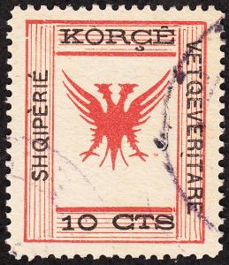 Albania #58 Double Headed Eagle USED