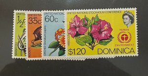 Stamps Dominica Scott #337-340 nh