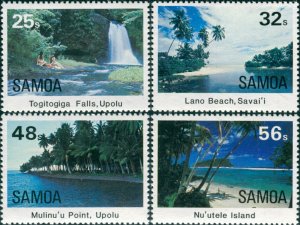 Samoa 1984 SG669-672 Scenic Views set MNH