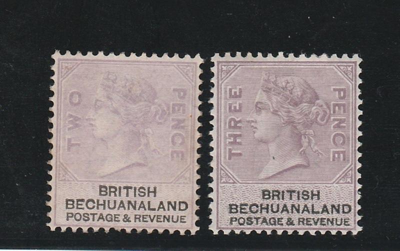 BECHUANALAND 1888 QV 2D AND 3D 