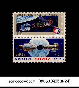 UNITED STATES USA - 1975 APOLLO SOYUZ SPACE MISSION 2V MNH