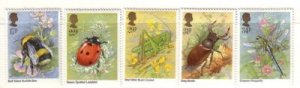 Great Britain Sc 1098-02 1985 Insects stamp set mint NH