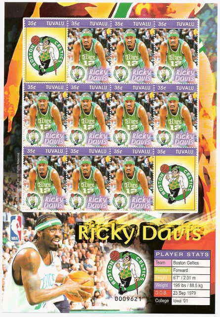 Tuvalu - NBA Celtics Ricky Davis 990