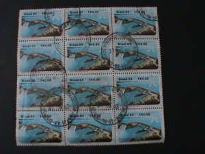 ​BRAZIL-1983 SC#1847 UTAIPU HUDROELECTRIC POWER STATION OPENING CTO-BLOCK VF