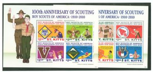 St. Kitts #763-764 Mint (NH) Single (Complete Set) (Scouts)