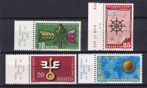 1954 - Switzerland/Swisse - Sc#347-350 - MNH**