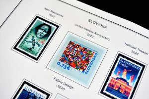 COLOR PRINTED SLOVAKIA 1939-2010 + 2011-2020 STAMP ALBUM PAGES (136 ill. pages)