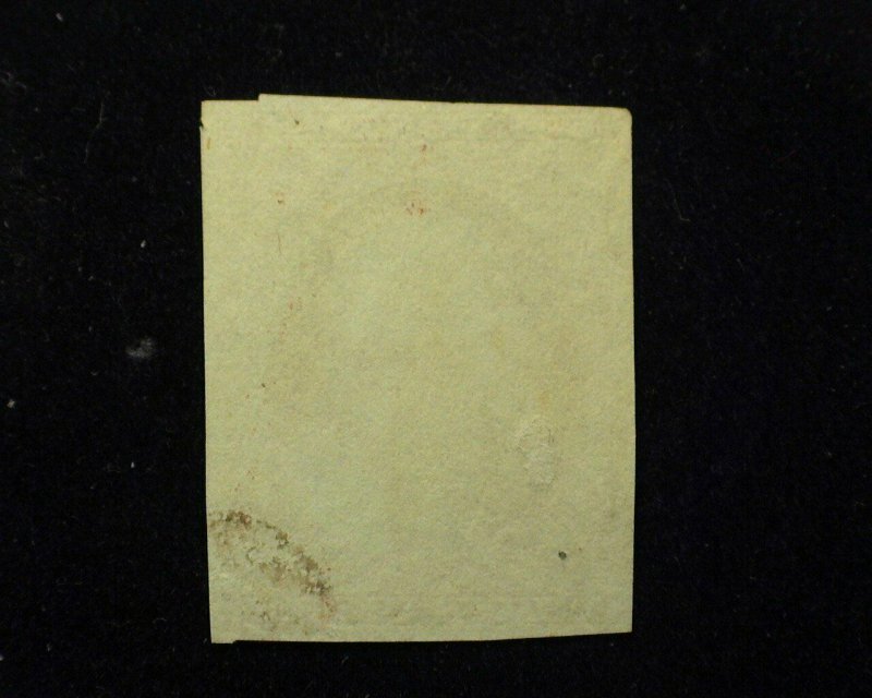 HS&C: Scott #10 Used Just 4 margin stamp with very faint cancel. VF US Stamp